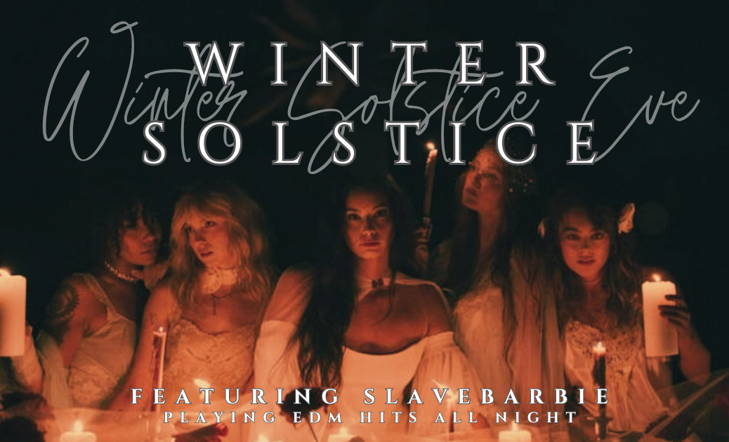 White Winter Solstice Eve EDM with DJ Slave Barbie